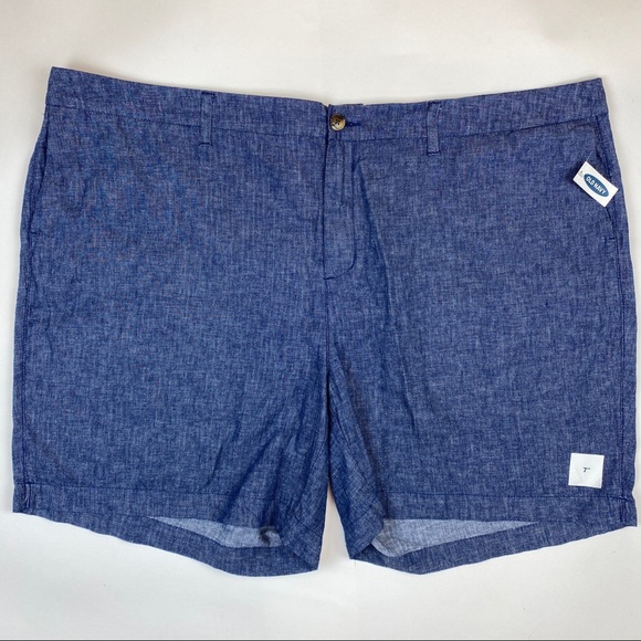Old Navy Pants - Old Navy Mid-Rise Shorts Size 26 Blue NWT